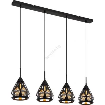 GLOBO 15889-4H - Пендел HASSAN 4xE27/40W/230V (GL7934)