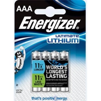 Image 1 of Energizer AAA Ultimate Lithium LR03 (4)