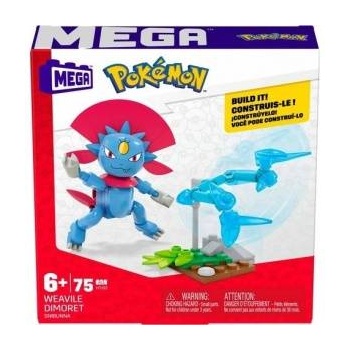 Mattel Mega Construx Weavile Dimoret 75pcs. GDW29 HTJ02 - Pokemon Kit