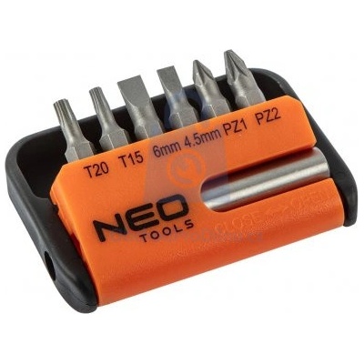 Sada bitů s držákem NEO tools 7 ks, balení 1 ks