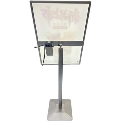 LED světelný rám,stojan AdsWorld HY08-5070 500x700 stříbro