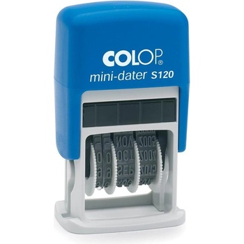 Colop Датник S120/4, с букви, 4 mm, черен (1085200020)