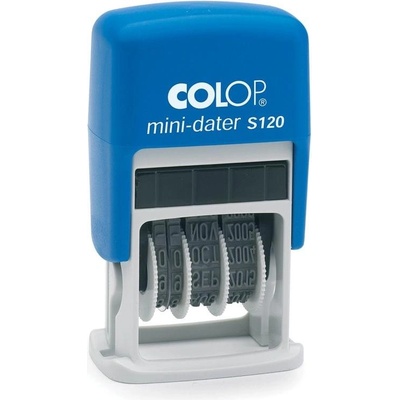 Colop Датник S120/4, с букви, 4 mm, черен (1085200020)