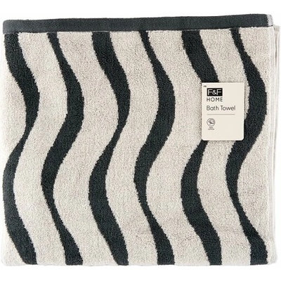 F&F Home Design osuška 70 x 127 cm grey wave
