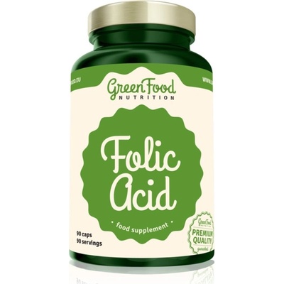 GreenFood Nutrition Folic Acid kapsle s kyselinou listovou 114 g