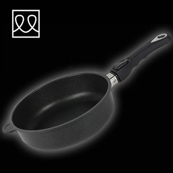 AMT 28 см. индукционен дълбок тиган с мобилна дръжка AMT Gastroguss (AMTI728Z20B)