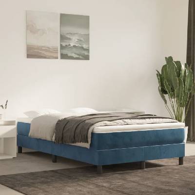 vidaXL 3120764 Rám postele samet / barva Tmavě moddrá