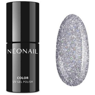 NeoNail Gél lak Dazzling Diamond Strieborná 7,2 ml