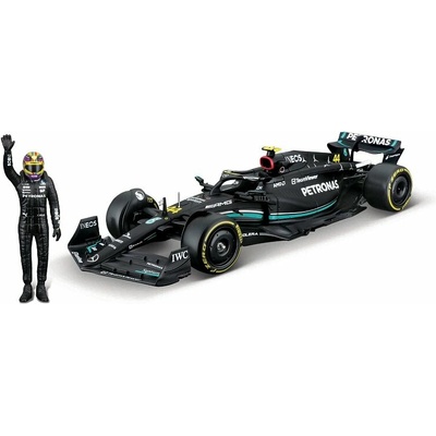 Bburago RACE Formule F1 s figurkou jezdce Mercedes-AMG W14 E Performance 2023 44 Hamilton 1:24