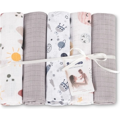 Sensillo Tetra pleny Basic 70×80 cm Cosmos grey 5 ks