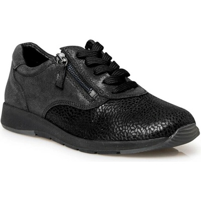 Derbies Pédiconfort® so zipsom a šnúrkami čierna Blancheporte