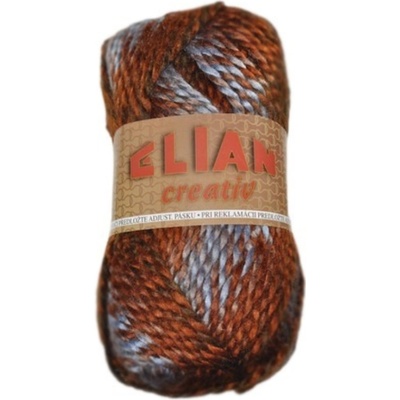 Pletací příze Elian Creativ 85800 - hnědofialová