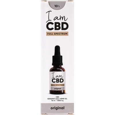 I am CBD Full Spectrum CBD konopný olej 10% 10 ml