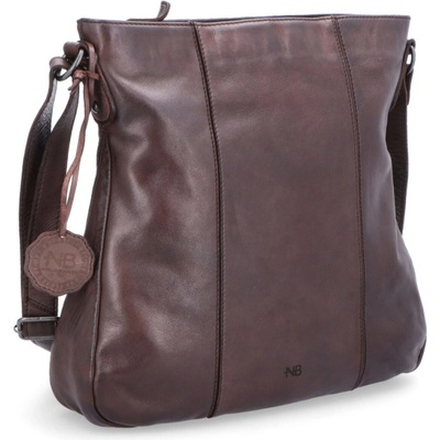 Noelia Bolger kabelka crossbody NB 2002 H hnědá