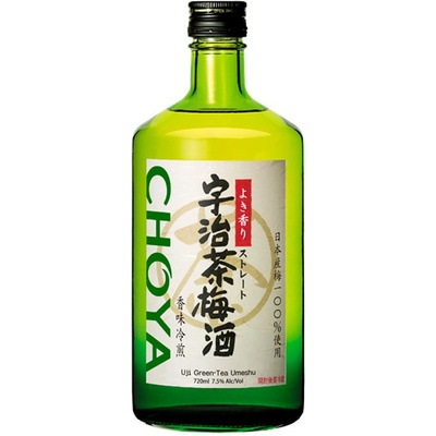 Choya Umeshu UJI Green Tea 7,5% 0,72 l (čistá fľaša)