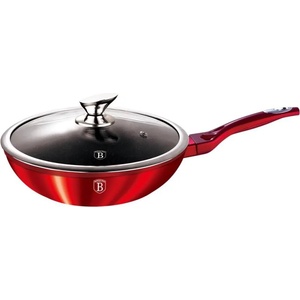 Berlinger Haus Burgundy Metallic Wok 28 cm (BH/1265)