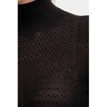 JOOP! Пуловер Joop! в черно от лека материя с поло 30048371 (30048371)