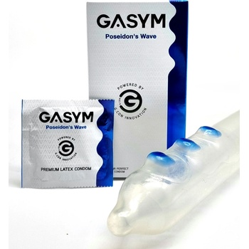 Image 1 of GASYM Poseidon's Wave Luxury Condoms 12 pack