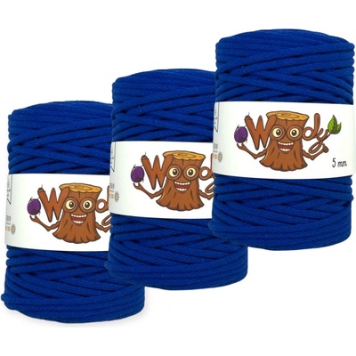 Woody Crafts 3x Woody 5 mm – Tmavě modrá (100m)
