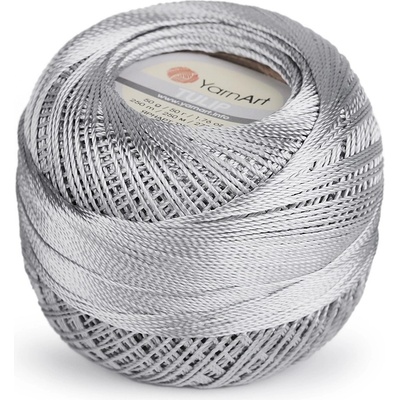 Prima-obchod Příze háčkovací Tulip 50 g, barva 11 (475) šedá nejsvětlejší