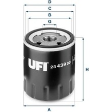 Olejový filtr UFI 23.439.00