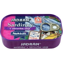 Nekton Sardinky Jadran v olivovém oleji 125 g