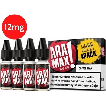 Aramax Max 4Pack Coffee Max 4 x 10 ml 12 mg