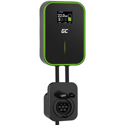 Green Cell wallbox ev powerbox 22kw with socket & rfid (ev15rfid)