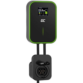 Green Cell wallbox ev powerbox 22kw with socket & rfid (ev15rfid)
