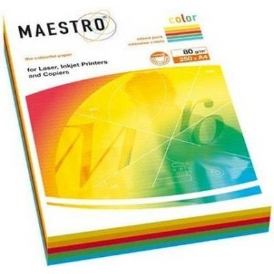 Xerografický barevný papír Maestro A4/80g mix Intensiv color