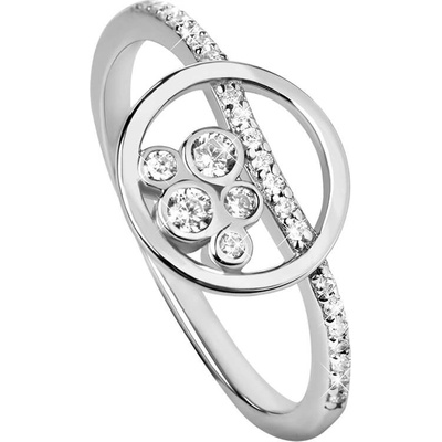Silver Cat Stříbrný prsten s čirými zirkony Beauty SC315