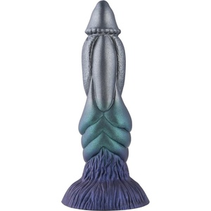 HISMITH LN023 Dragon Knot Silicone Dildo with Suction Cup 24cm
