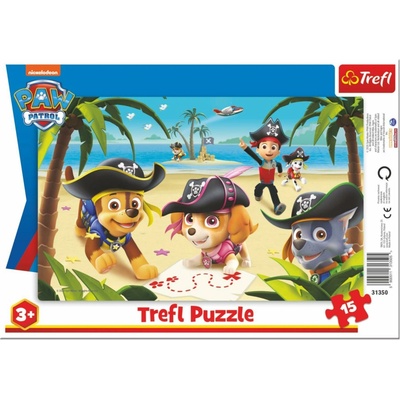 Trefl doskové Paw Patrol/Tlapková patrola 15 dielov