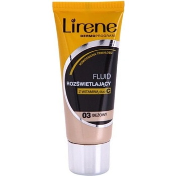 Lirene Vitamin C rozjasňujúci fluidný make-up pre dlhotrvajúci efekt 04 Tanned 30 ml