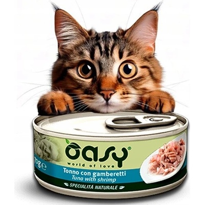 Oasy Natural tuniak kalamary 70 g