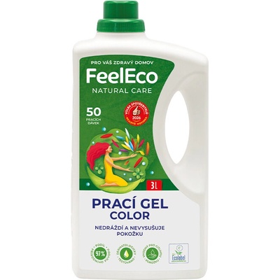 Feel Eco Prací gél na farebnú bielizeň 3 l