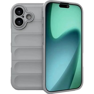 Gigapack iPhone 17 GIGAPACK Силиконов протектор за телефон, удароустойчив, 3D, СВЕТЛОСИВ GP-173660 (GP-173660)