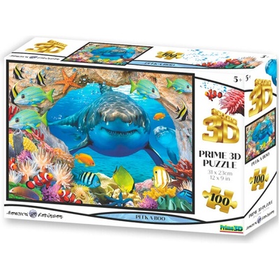 PRIME 3D PUZZLE Hra na schovávačku 100 ks