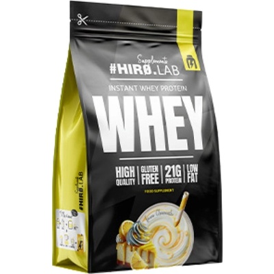 Hiro.Lab Instant Whey Protein | High Quality Whey Concentrate [2270 грама /ПЛИК/] Лимонов чийзкейк