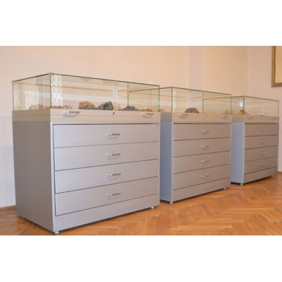 Expoint výstavní stolová vitrína 100 x 60 x 70+30 cm – Hledejceny.cz