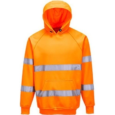 Portwest B305 Hi Vis Reflexná mikina na zips oranžová