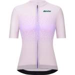 Santini Дамска фланелка с къс ръкав за колоездене Santini Women's Moon S/S Jersey Cycling jersey - Lilla - размер XL (156-2732-0116)