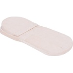 Kikkaboo Матрак с възглавница за кош за новородено Kikkaboo - Beige Velvet, 80 х 35 cm (31107010010)