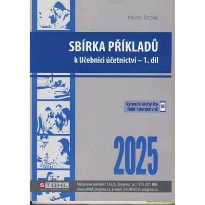 Sbírka příkladů k učebnici účetnictví I. díl 2025 - Pavel Štohl