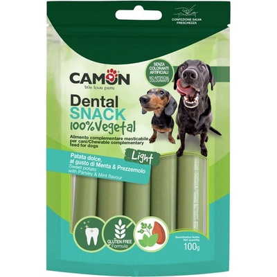 Camon Dental Snack Dog Vegetal Sticks Bataty a mäta 100 g
