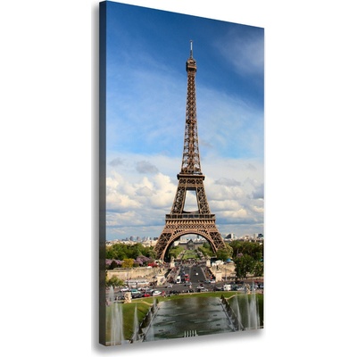 Vertikálny foto obraz na plátne Eiffelová veža Paríž 50x100 cm