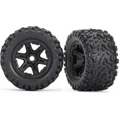 Traxxas колело 3.8", диск черен, гума Talon EXT (чифт)