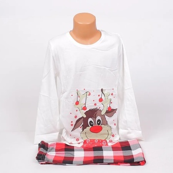 Image 1 of Коледна детско-юношеска пижама с еленче