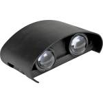 HÖFFTECH - LED външно стенено осветително тяло нагоре/надолу 4xLED/1W/230V IP65 (P7892)