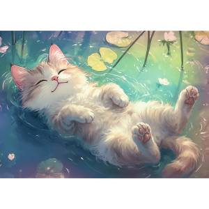 Trefl - Puzzle Purrfect Relaxation - 1 000 piese